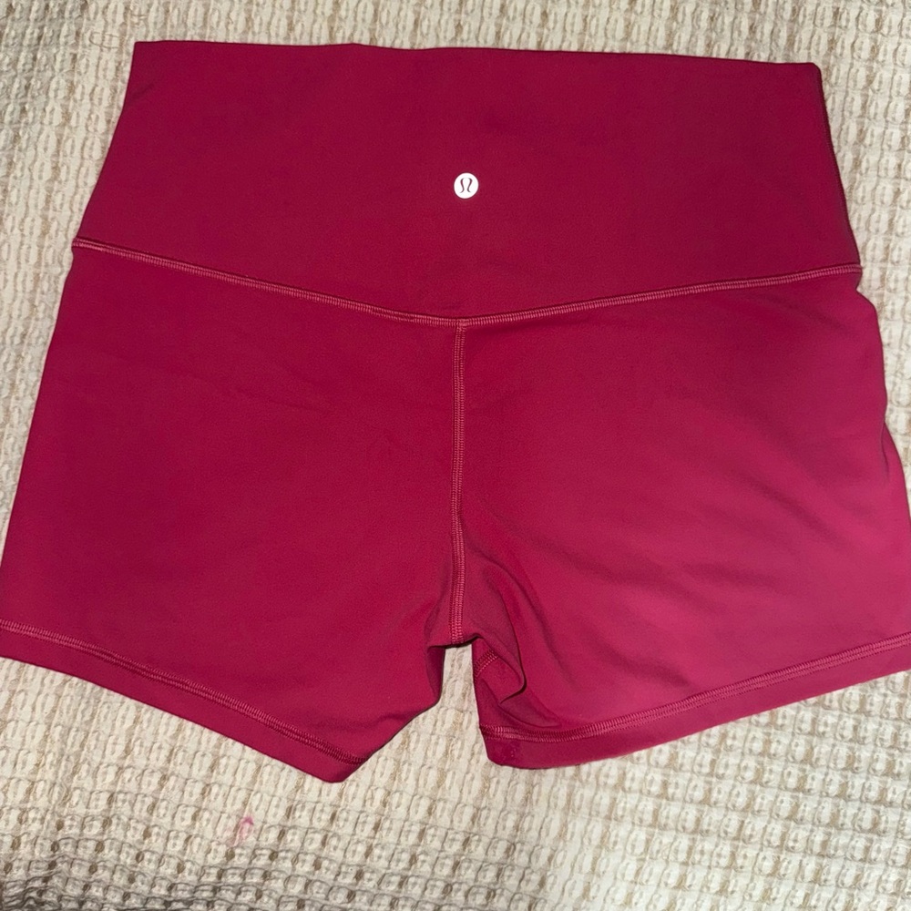 lululemon Women's Raspberry High-Waisted Shorts